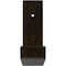 Ekena Millwork Steel Hanging Shelf Bracket, Antiqued Brass 2"W x 10"D x 6 1/2"H BKTM02X10X06HSABS - alternate 4